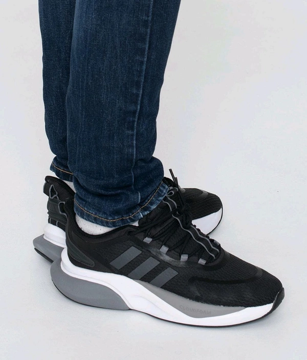 Adidas_ Alphabounce Running Adiwear Black Shoes For Men - Black, EURO