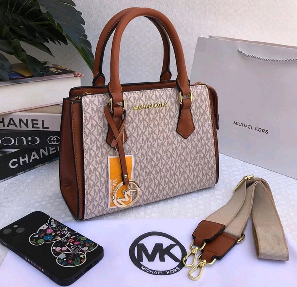 Michael_Kors_ Marilyn Medium Leather Satchel