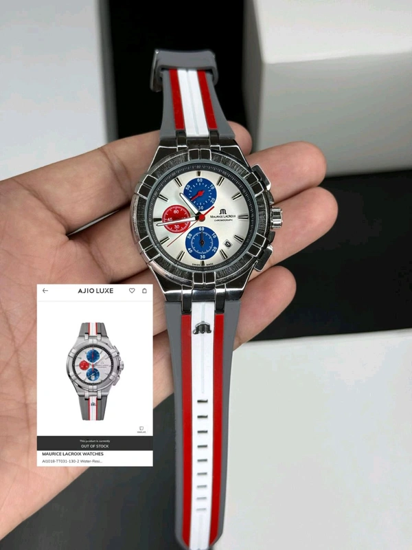 Maurice_ Lacroix_ Aikon Quartz chronograph Watch For Men