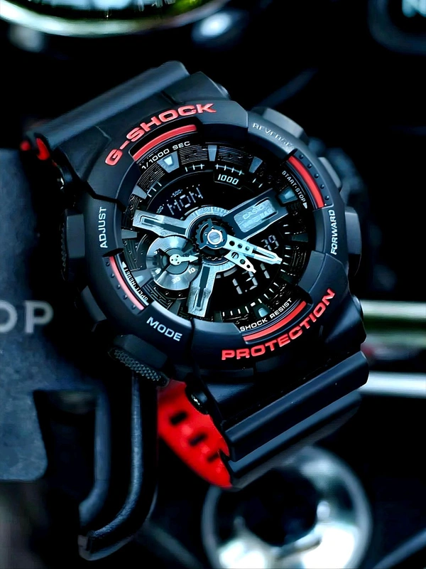 Casio_ G-Shock_ GA-110HR-1A Digital Watch For Men - Red