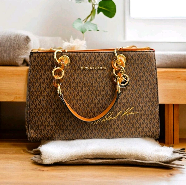 Michael_ Kors_ Cynthia Large Size Handbags For Women - Brown, Large