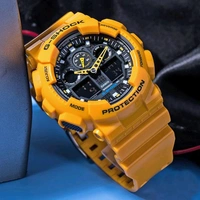 G-SHOCK_ ANALOG-DIGITAL WATCH For Men GA-100A-9A - Yellow