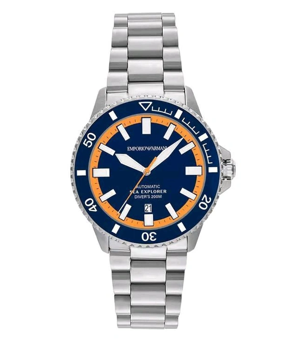 EMPORIO_ ARMANI_ Sea Explorer Drivers 200m Automatic AR60090 Watch For Men - Contact Sales Team On WhatsApp
