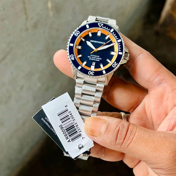 EMPORIO_ ARMANI_ Sea Explorer Drivers 200m Automatic AR60090 Watch For Men - Contact Sales Team On WhatsApp