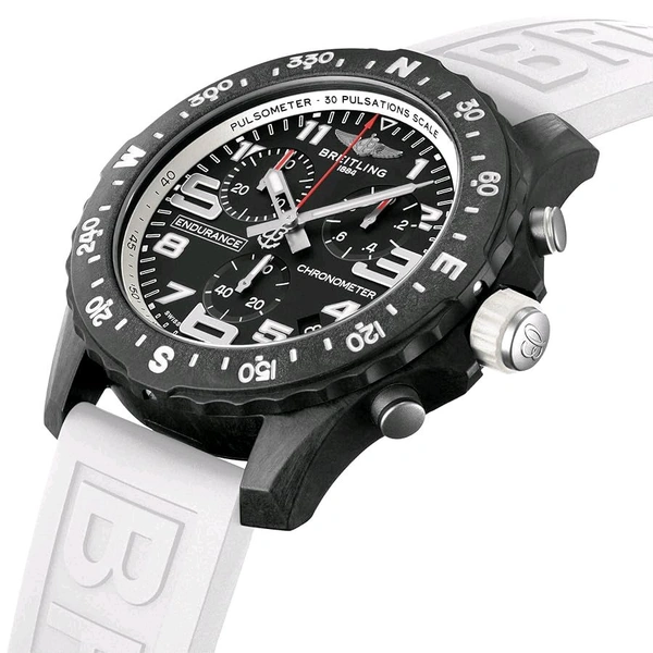 Breitling_ Endurance Pro Breitlight With White Rubber Strap X82310A71B1S1 - White