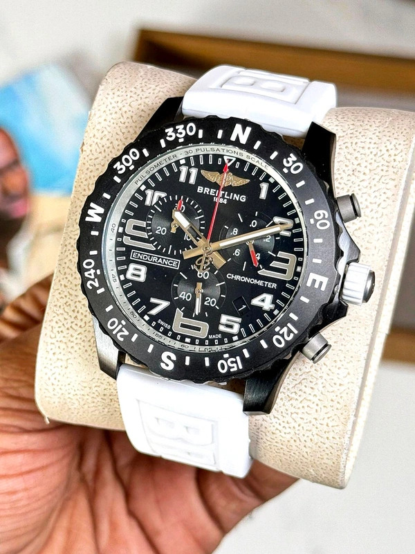 Breitling_ Endurance Pro Breitlight With White Rubber Strap X82310A71B1S1 - White