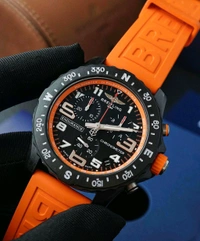 Breitling_ Endurance Pro Breitlight With Orange Rubber Strap X82310A51B1S1 Watch For Men - Orange