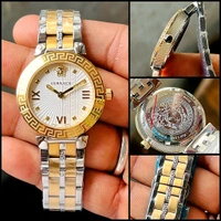 VERSACE_ Textured Bracelet Style Strap Analog Watch For Women VEZ600421 