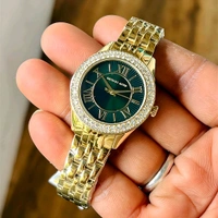 MICHAEL_ KORS_ Mini Harlowe Pave Stainless Steel Analog Watch - MK4870I For Women