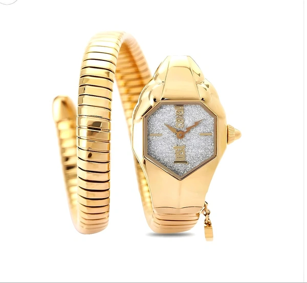 JUST_ CAVALLI_  ANALOG WATCH FOR WOMEN JC1L001M0135 - Gold