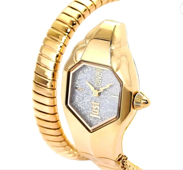 JUST_ CAVALLI_  ANALOG WATCH FOR WOMEN JC1L001M0135 - Gold