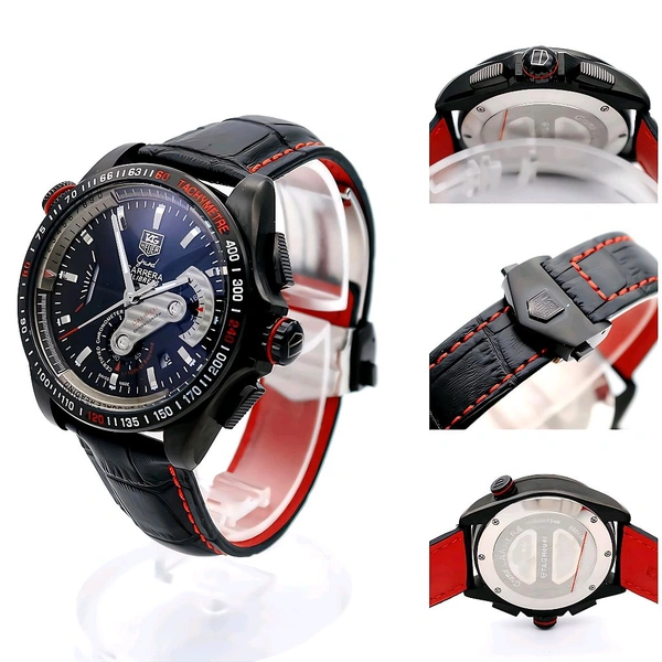 TAG_ Heuer_ Grand Carrera_ Calibre 36 RS 2 Caliper Chronograph Watch For Men - Black