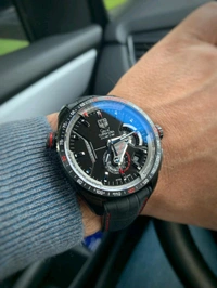 TAG_ Heuer_ Grand Carrera_ Calibre 36 RS 2 Caliper Chronograph Watch For Men - Black