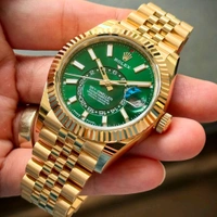 ROLEX_ Sky-Dweller Oyster, 42 mm, yellow gold M336938-0008 Automatic Watch For Men - Gold