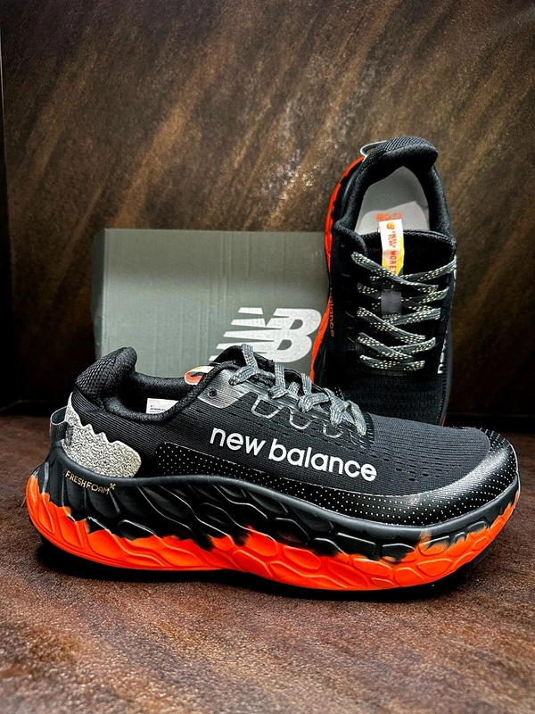 NEW BALANCE Fresh Foam x Trial V3 Black-Orange Running Shoes  - Black, EURO