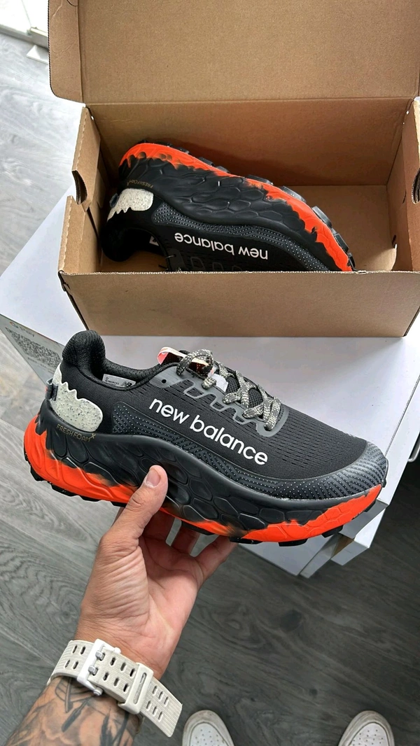 NEW BALANCE Fresh Foam x Trial V3 Black-Orange Running Shoes - Black, 41