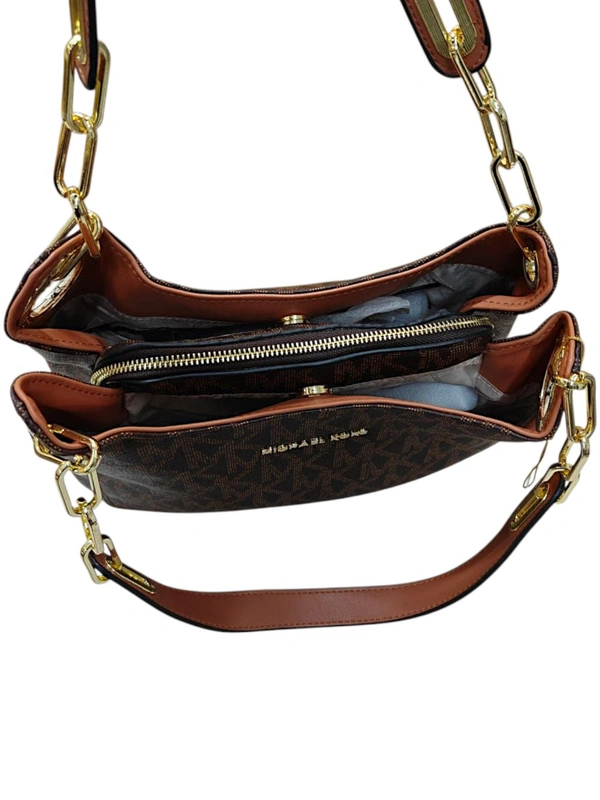 MICHAEL_ KORS_ FULTON Brown Shoulder Bags For Women - Brown