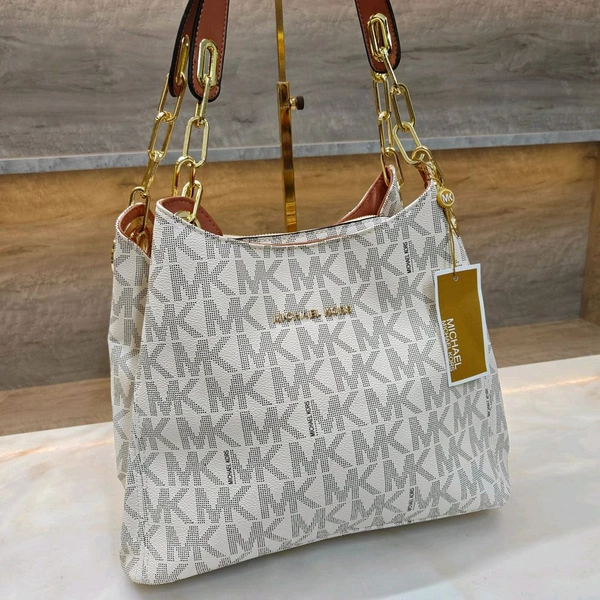 MICHAEL_ KORS_ FULTON_ Beige Large Shoulder Bag For Women - Beige