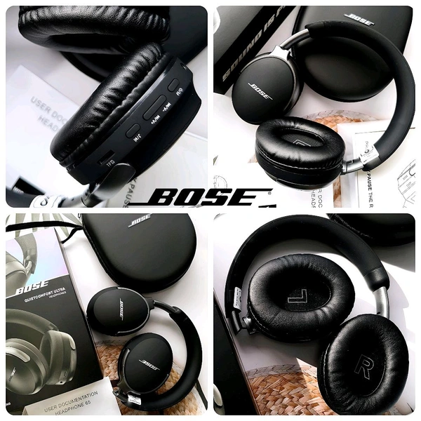 BOSE_ NEW QUIETCOMFORT_ ULTRA Wireless, Black, Over-The-Ear Headphones With Mic - Black
