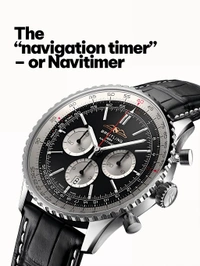 BREITLING_ AB0137211B1P1 Navitimer B01 Chronograph 46 Watch For Men - Black