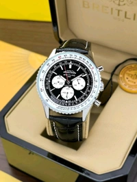 BREITLING_ AB0137211B1P1 Navitimer B01 Chronograph 46 Watch For Men - Black