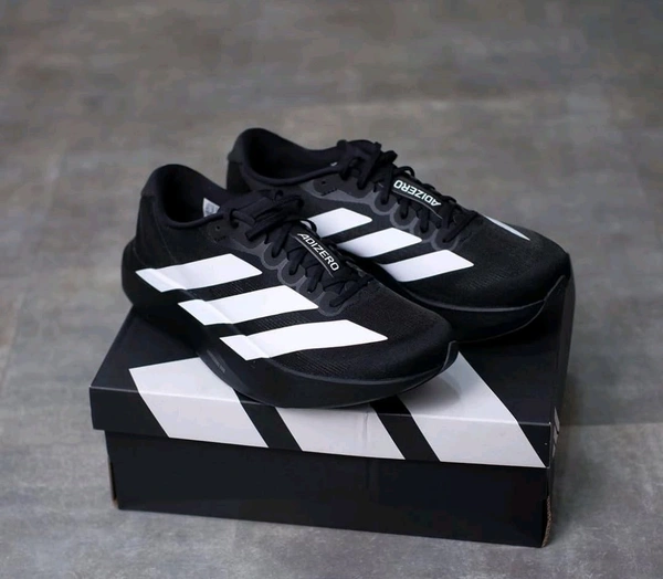 ADIDAS_ Men's Adizero Evo SL M Black Running Shoes For Men - 44, Black