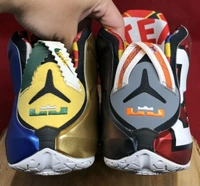 NIKE_ LEBRON 12 XII SE Phantom Red Blue Long Ankle Shoes For Men - Red/Blue, 45