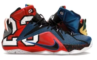 NIKE_ LEBRON 12 XII SE Phantom Red Blue Long Ankle Shoes For Men - Red/Blue, 45
