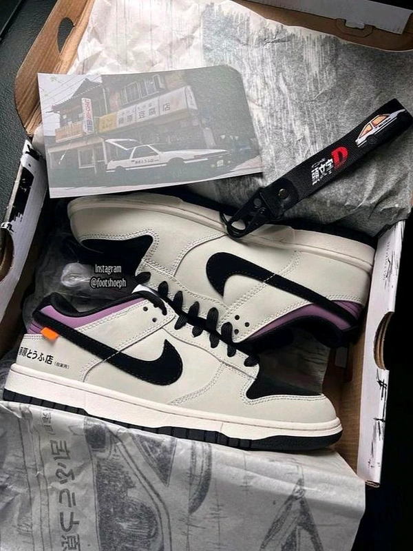 NIKE_ Sb Dunk Low AE86 Shoes For Men - White/Purple, 41