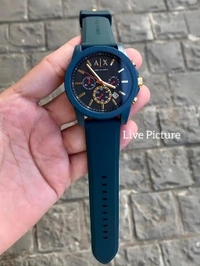 A|X Armani_ Exchange_ AX1335 Chronograph Quartz Olive Watch For Men
