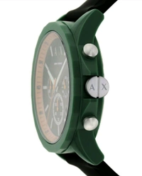 A|X Armani_ Exchange_ AX1348 Chronograph Quartz Green Watch For Men - Green, Contact Sales Team On Whatsapp