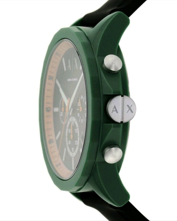 A|X Armani_ Exchange_ AX1348 Chronograph Quartz Green Watch For Men - Green, Contact Sales Team On Whatsapp
