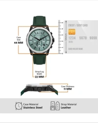 A|X Armani_ Exchange_
AX1725 Banks Chronograph Analog Watch for Men - Green