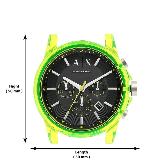 A|X Armani_ Exchange_
AX1338 Black Outer Banks Watch For Men