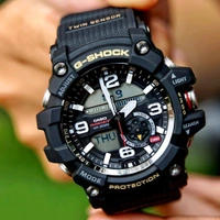 Casio_ G-Shock_ Men - GG-1000-1ADR Quartz Black Dial Analog-Digital G660 Resin Watch For Men - Black