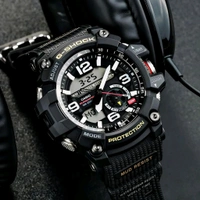 Casio_ G-Shock_ Men - GG-1000-1ADR Quartz Black Dial Analog-Digital G660 Resin Watch For Men - Black