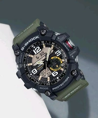 Casio_ G-Shock_ GG-1000-1A3DR Mudmaster Black Analog-Digital Dial Green Resin Strap Shock Resistant G662 Watch For Men - Green