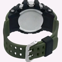 Casio_ G-Shock_ GG-1000-1A3DR Mudmaster Black Analog-Digital Dial Green Resin Strap Shock Resistant G662 Watch For Men - Green