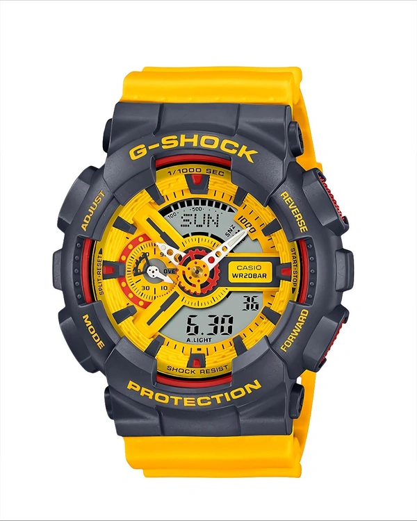 Casio_ G-Shock_ GA-110Y-9AJF Analog-Digital Yellow Watch For Men - Yellow