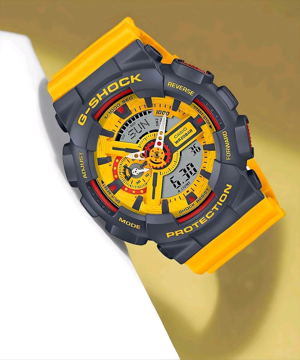 Casio_ G-Shock_ GA-110Y-9AJF Analog-Digital Yellow Watch For Men - Yellow