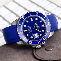 Rolex_ Submariner_ Oyester Perpetual Blue Quartz Watch For Men - Blue