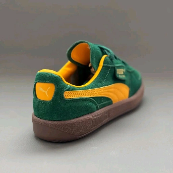 PUMA_ Palermo Green Yellow Sneakers For Men - Green, 41