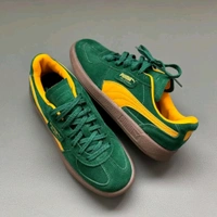 PUMA_ Palermo Green Yellow Sneakers For Men - Green, 43