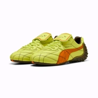 PUMA × FENTY Avanti Stitched Lime Sheen-Pumpkin Pie Sneakers - LIME, EURO
