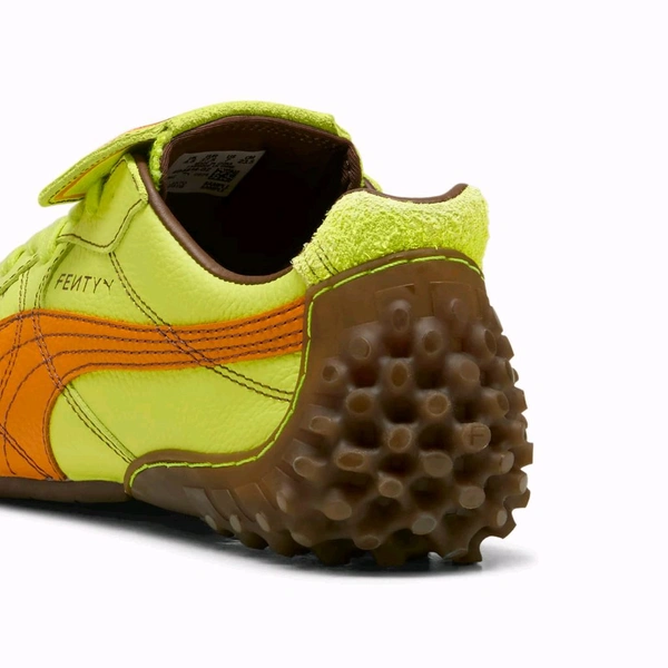 PUMA × FENTY Avanti Stitched Lime Sheen-Pumpkin Pie Sneakers - LIME, 41
