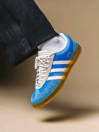 Adidas_ x Bad Bunny Indoor "San Juan" Sneakers For Men - Blue, 44