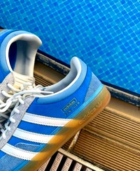 Adidas_ x Bad Bunny Indoor "San Juan" Sneakers For Men  - Blue, 45