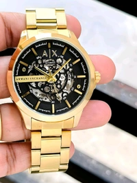 Armani_ Exchange_ Hampton Automatic Gold Watch For Men