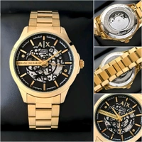 Armani_ Exchange_ Hampton Automatic Gold Watch For Men