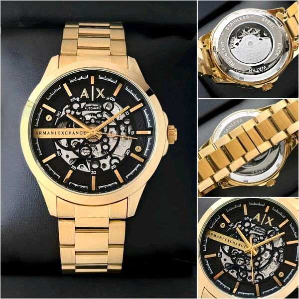 Armani_ Exchange_ Hampton Automatic Gold Watch For Men